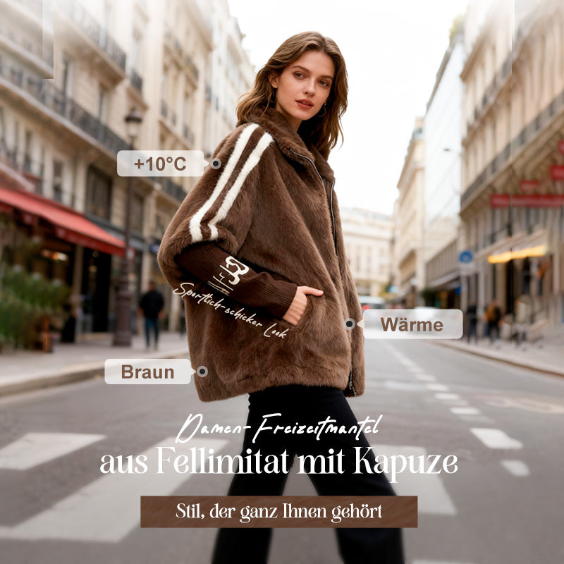 ⏳ Poslední den: 50 % na celý sortiment! ⏰ Dámský volnočasový kabát s kapucí a zipem