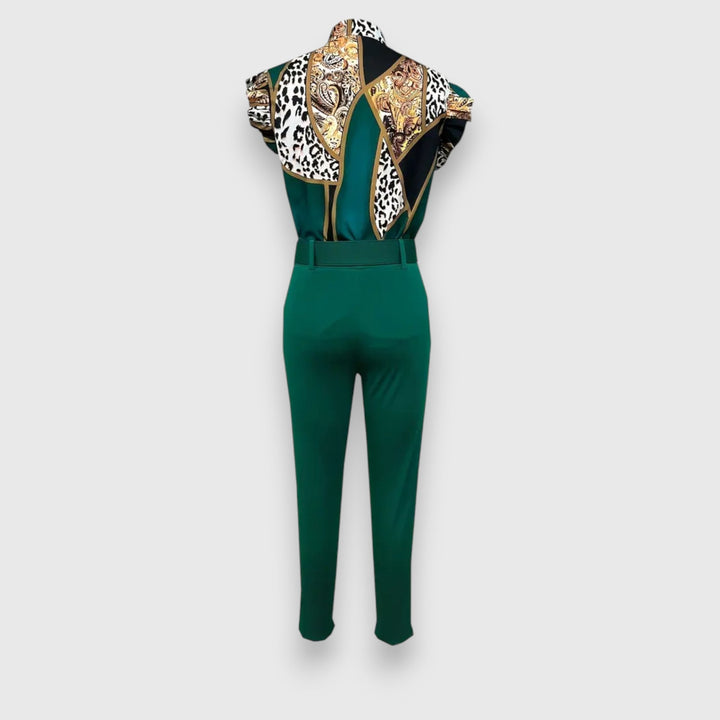 Sada dvou kusů s moderním leopardím vzorem