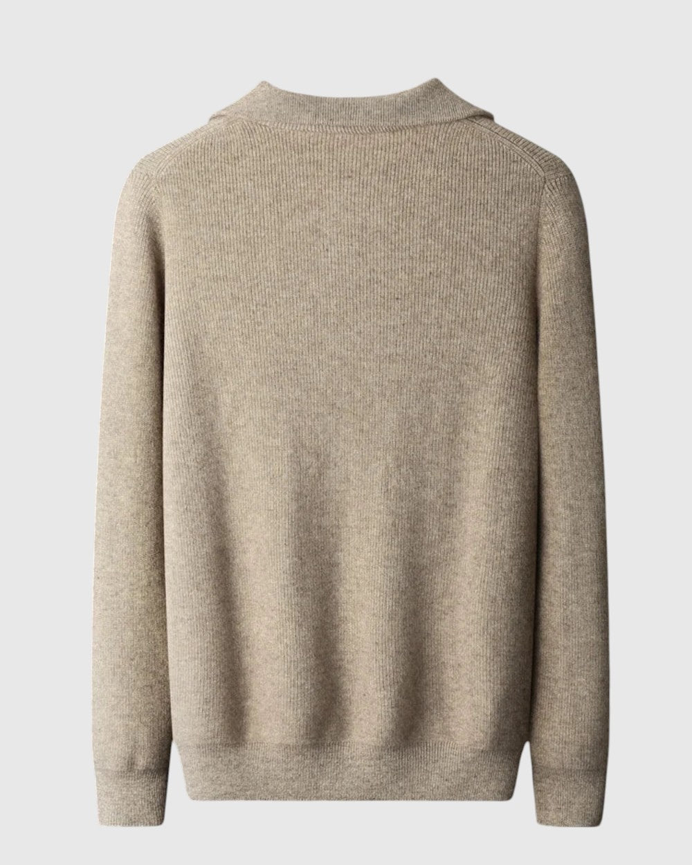 Perla - Camisola Portofino z kašmíru s polovičním zipem