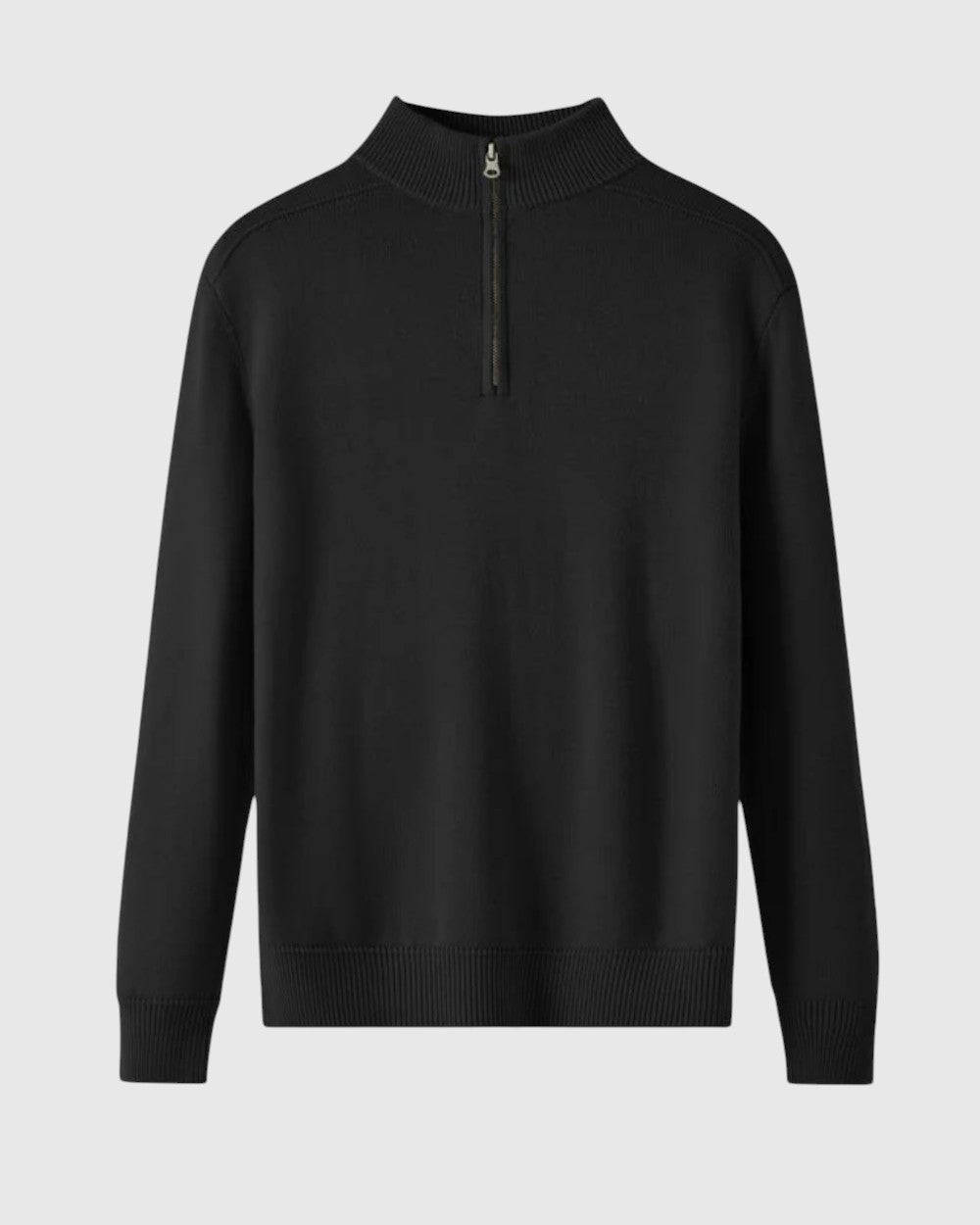 Perla- Svetr s zipem z merino vlny Capri