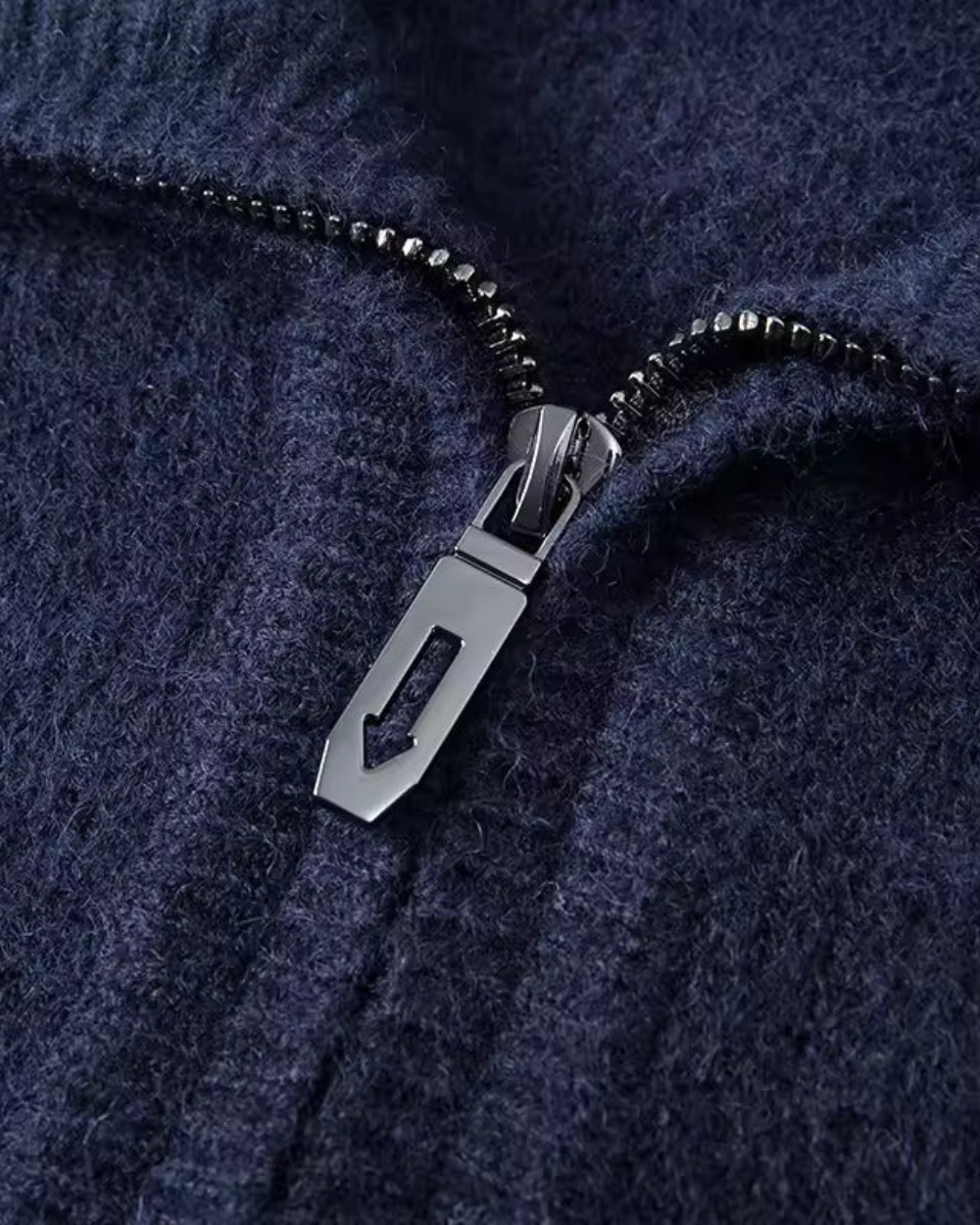 Perla- Kašmírový svetr s čtvrtovým zipem Gstaad