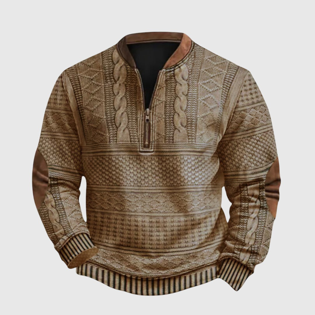 Charles - Svetr s polovičním zipem