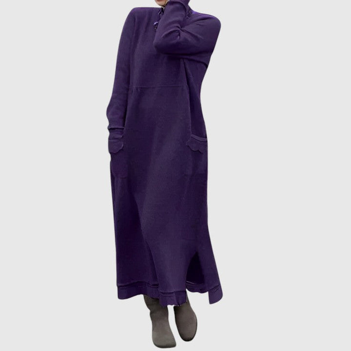 Gréta | Teplé a pohodlné zimní šaty s kapsami