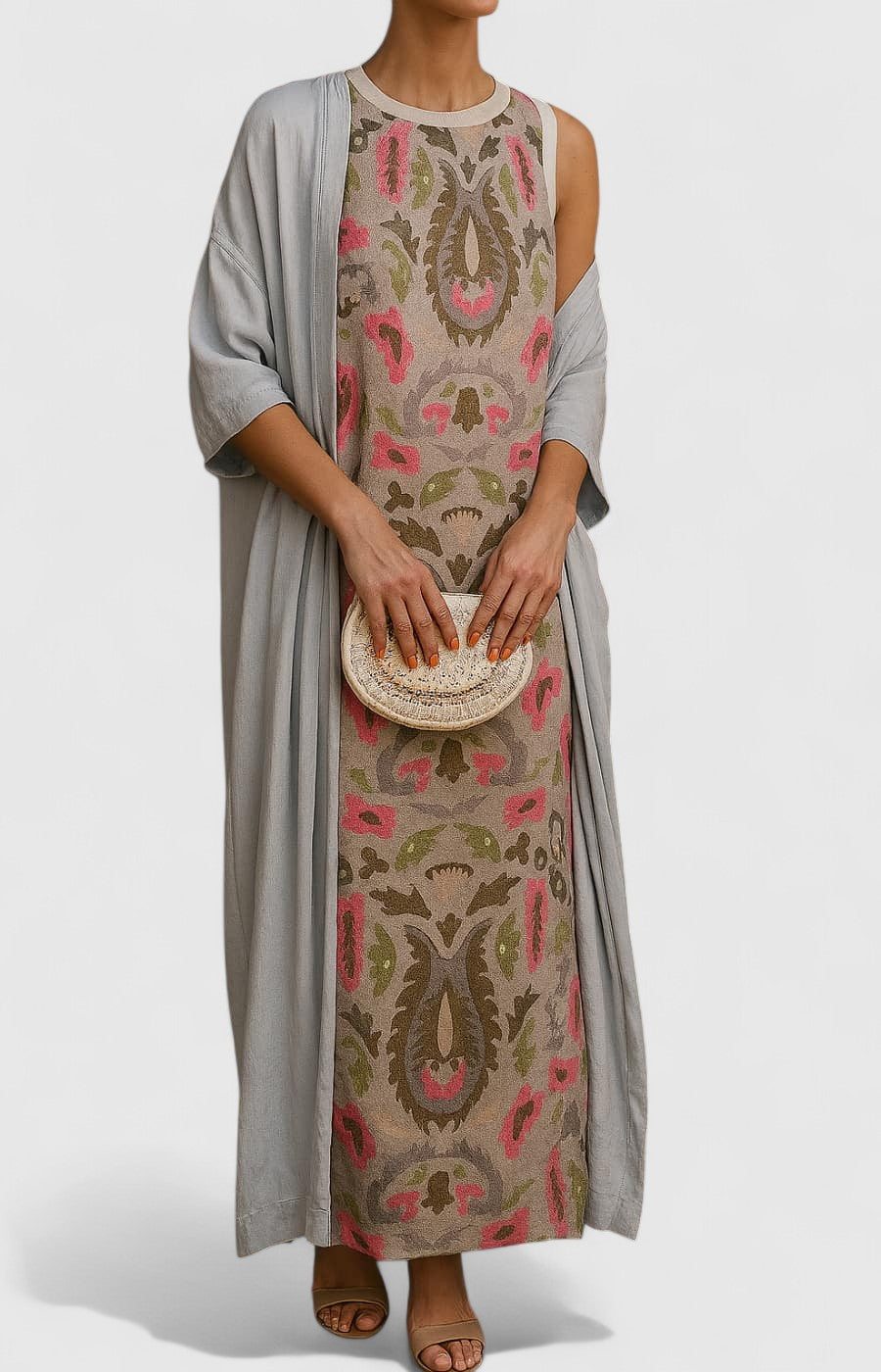 Mikaella - Elegantní Dlouhé Šaty 