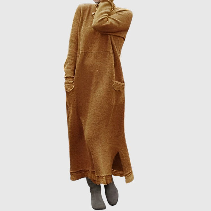 Gréta | Teplé a pohodlné zimní šaty s kapsami