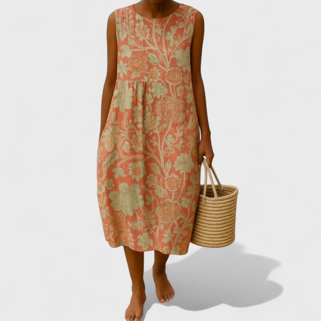 Alena - Elegantní Květinové Šaty