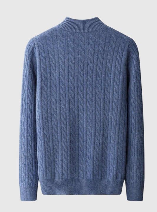 Perla- Pletená polokošile z kašmíru Deneb