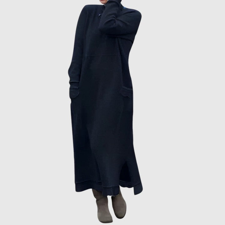 Gréta | Teplé a pohodlné zimní šaty s kapsami