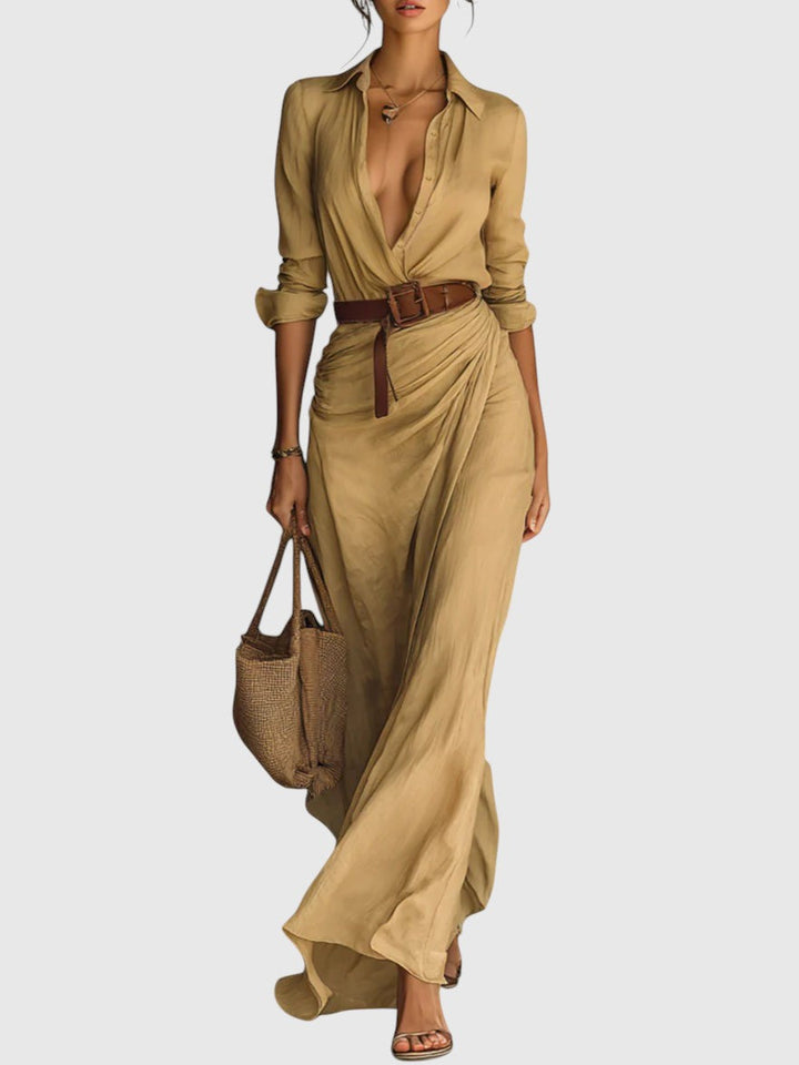 Klára – Šaty s elegantním výstřihem