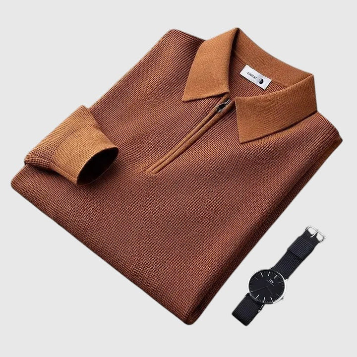 Perla- Elegantní pánská mikina se zipem