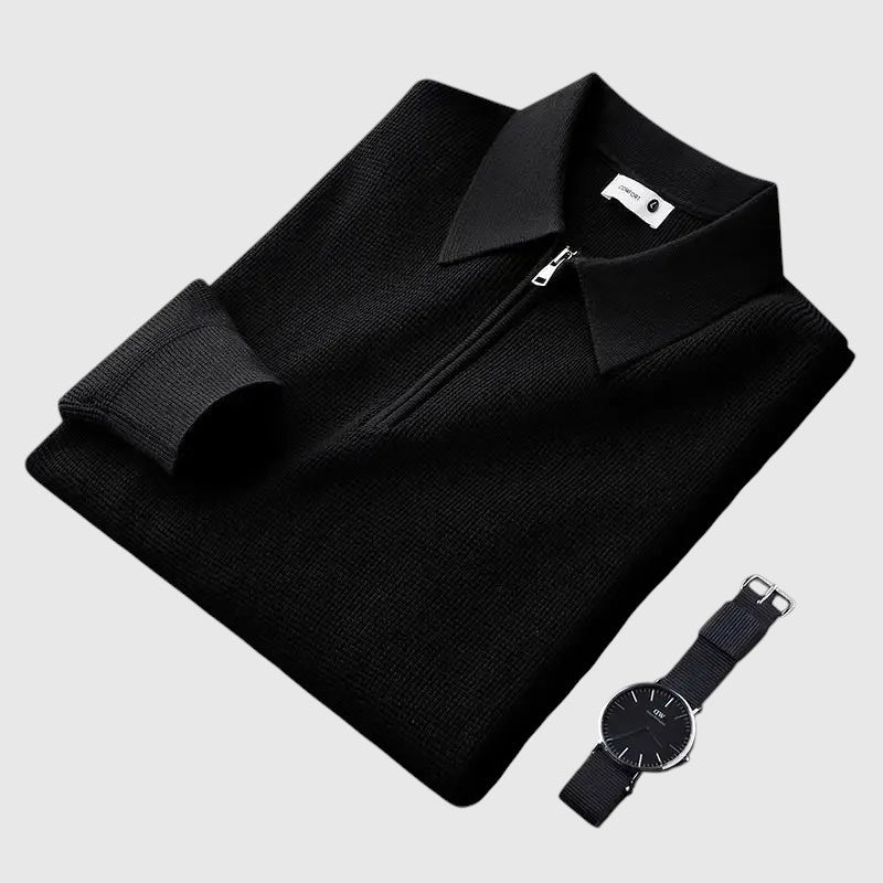 Perla- Elegantní pánská mikina se zipem