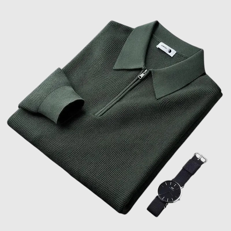 Perla- Elegantní pánská mikina se zipem