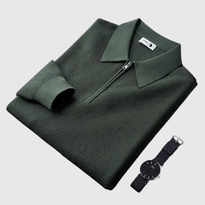 Perla- Elegantní pánská mikina se zipem