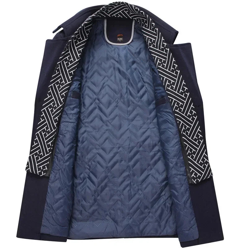 DUMONT LYON | PÁNSKÝ ZIMNÍ VLNĚNÝ KABÁT