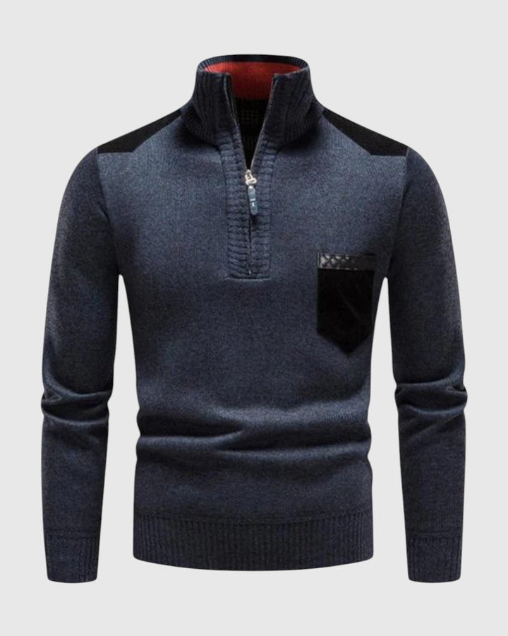 Perla-Svetr z vlny s cipem