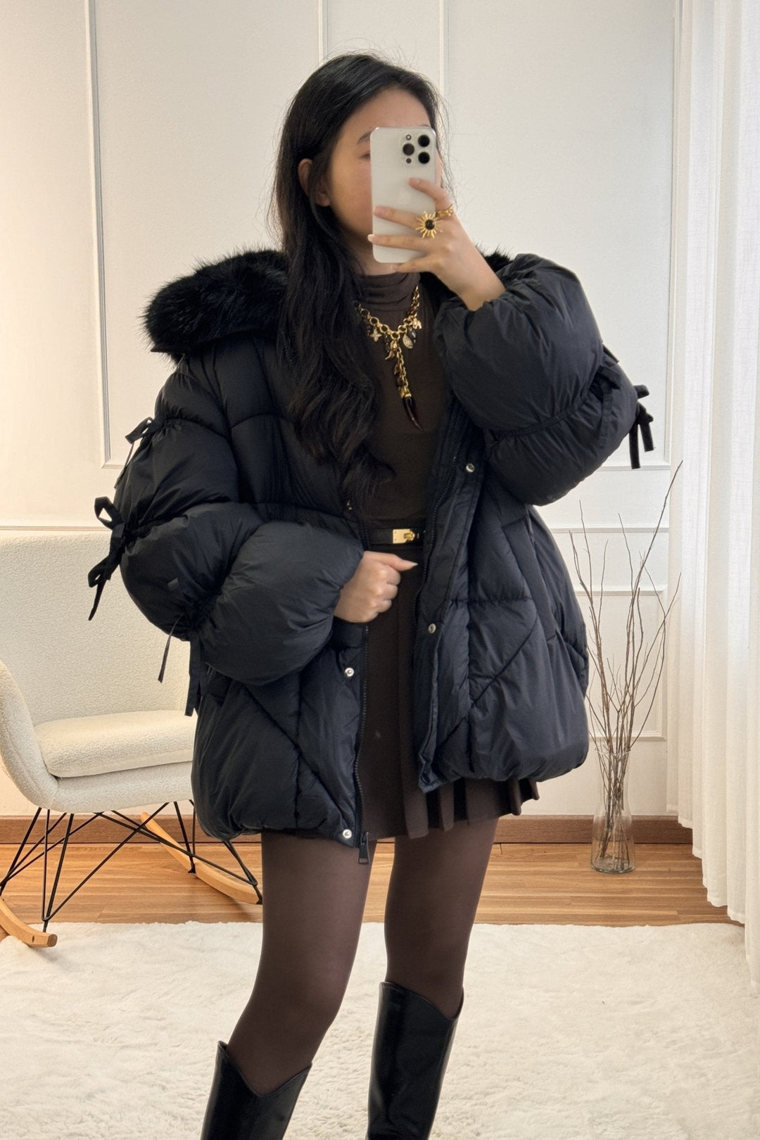 Péřová bunda FLAMMODE