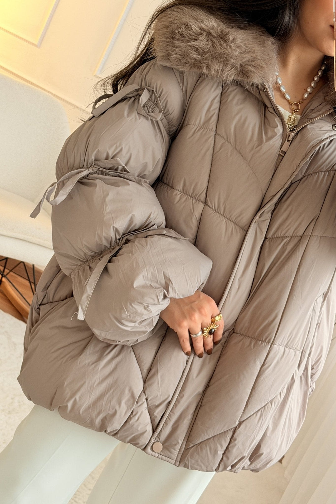 Péřová bunda FLAMMODE