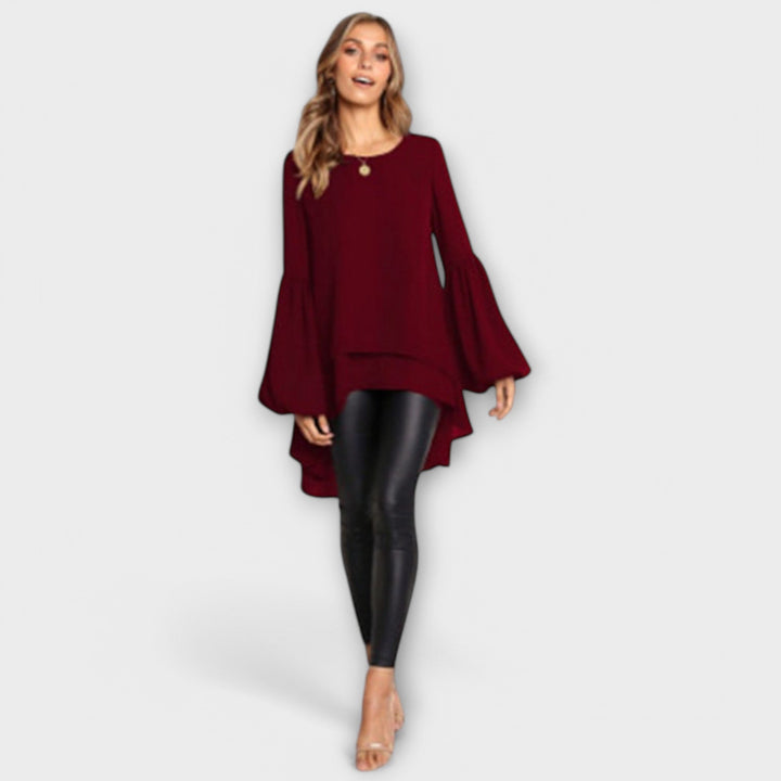 Aria – Dokonalá jarní blůza s kulatým výstřihem