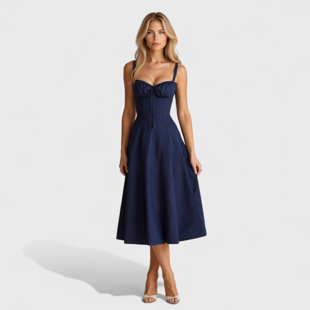 Kiana - Korzetové Midi Šaty